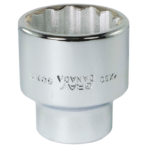 Douille, 50 mm, Prise 1", 12 pans GTA Hardware Inc