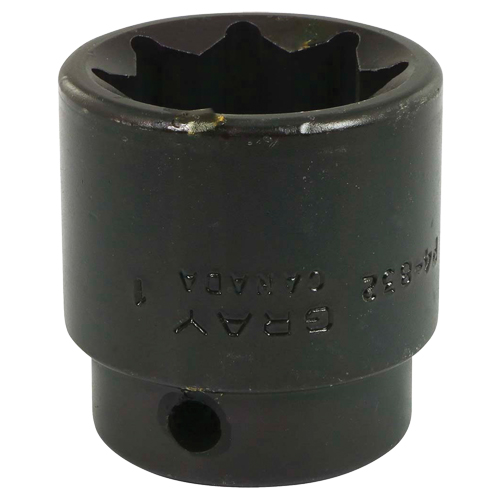 Socket, Impact, 1", 1/2" Drive, 8 Points GTA Hardware Inc