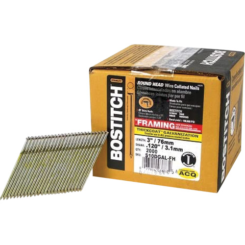 Clous de charpente en angle &agrave; 28° GTA Hardware Inc