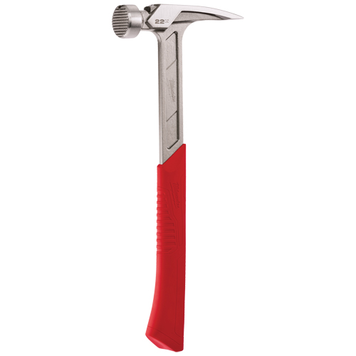 Milled Face Framing Hammer, 22 oz., Solid Steel Handle, 15" L GTA Hardware Inc