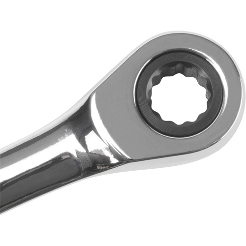 Cl&eacute; mixte &agrave; cliquet m&eacute;trique, 12 pans, 8 mm, Fini Chrome GTA Hardware Inc