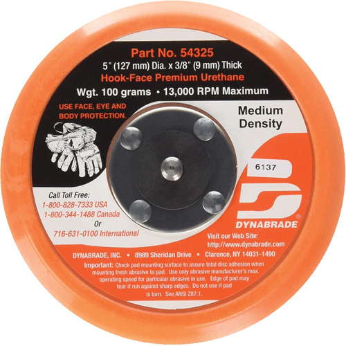 Non-Vacuum Backing Pad GTA Hardware Inc