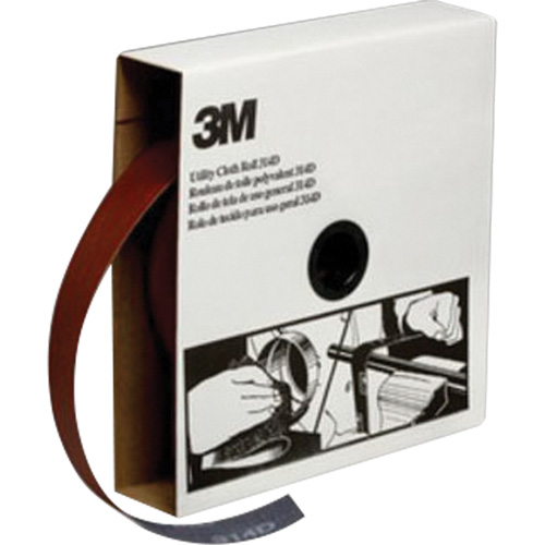 Rouleau de toile abrasive utilitaire, Oxyde d'aluminium, 1-1/2" la x 150' lo, Grain P400 GTA Hardware Inc