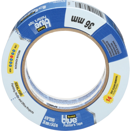 ScotchBlue Original Painter's Tape 2090, 36 mm (1-2/5") x 55 m (180'), Blue GTA Hardware Inc