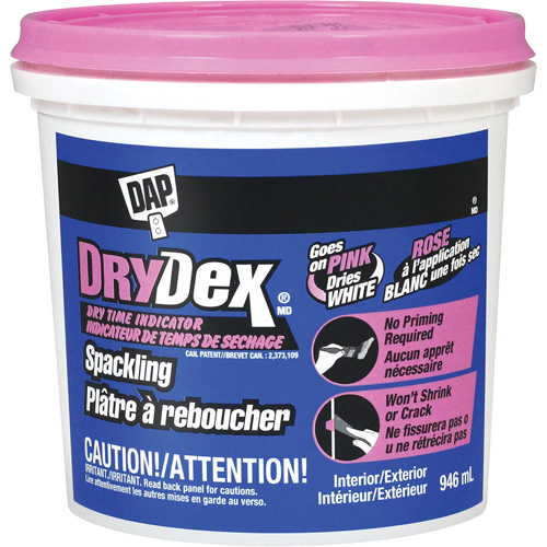 DryDex&reg; Spackling, 946 ml, Plastic Container GTA Hardware Inc
