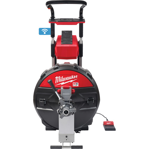 Machine &agrave; tambour d&eacute;gout MX Fuel avec PowerTredz, &eacute;lectrique, 5/8" x 100' et 3/4" x 100' GTA Hardware Inc