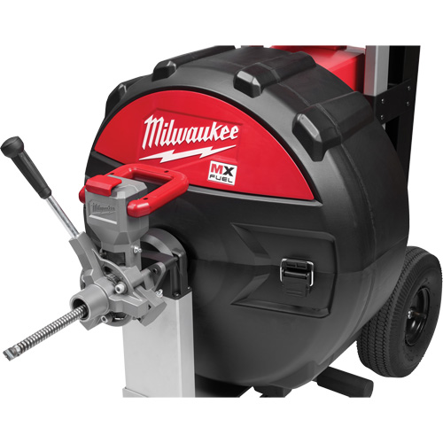 Machine &agrave; tambour d&eacute;gout MX Fuel avec PowerTredz, &eacute;lectrique, 5/8" x 100' et 3/4" x 100' GTA Hardware Inc