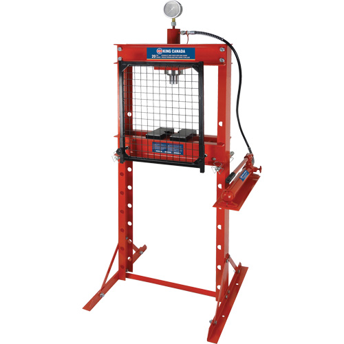 Presse hydraulique avec garde &agrave; grillage, Capacit&eacute; 20 tonnes GTA Hardware Inc