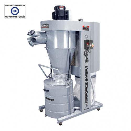 Cyclone Dust Collector, 35" x 65-1/2" x 91-5/8" GTA Hardware Inc