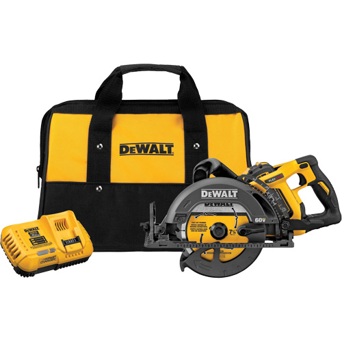 Trousse de scie de type &agrave; cr&eacute;maill&egrave;re FlexVolt, 7-1/4", 60 V GTA Hardware Inc