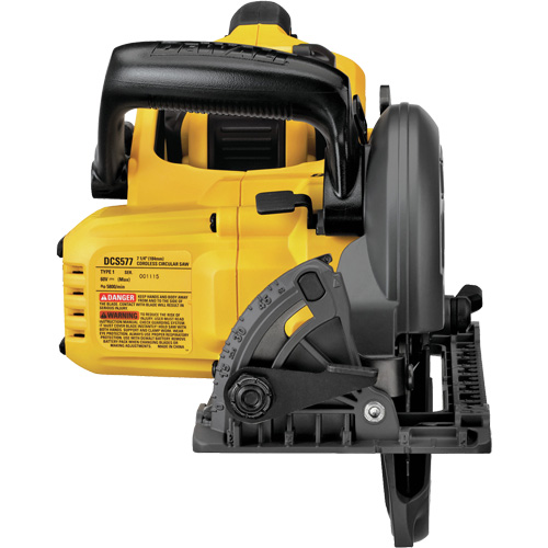 Trousse de scie de type &agrave; cr&eacute;maill&egrave;re FlexVolt, 7-1/4", 60 V GTA Hardware Inc
