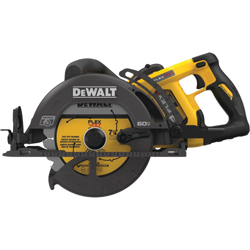 Trousse de scie de type &agrave; cr&eacute;maill&egrave;re FlexVolt, 7-1/4", 60 V GTA Hardware Inc