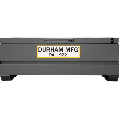 Boîte de rangement pour le chantier, 60" x 24" x 22-3/4", Acier, Gris GTA Hardware Inc