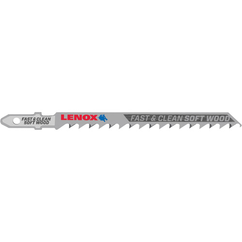 Lame de scie sauteuse pour coupe nette, Bim&eacute;tal, Tige en T, 4" lo, 6 dents par pouce GTA Hardware Inc