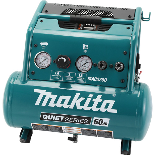 Compresseur d'air s&eacute;rie Quiet, &eacute;lectrique, 3 gal. (3,6 gal. US), 135 PSI, 120/1 V GTA Hardware Inc