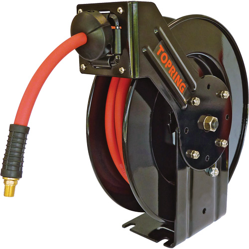 Topreel/Airflex Hose Reel, Air/Water, 3/8" x 65', Single Hose, 250 PSI GTA Hardware Inc