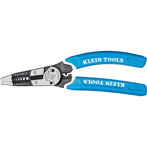 Outil polyvalent Klein-Kurve pour d&eacute;nuder, couper et sertir les fils, 8-1/4" lo, 8 - 20 AWG GTA Hardware Inc