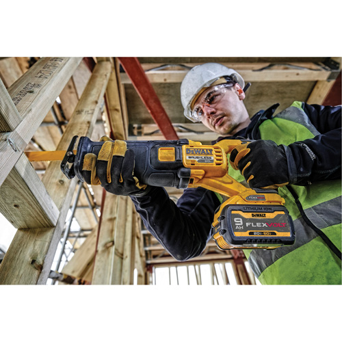 FlexVolt&reg; Max Brushless Reciprocating Saw (Tool Only), 60 V, Lithium-Ion Battery, 0-3000 SPM GTA Hardware Inc