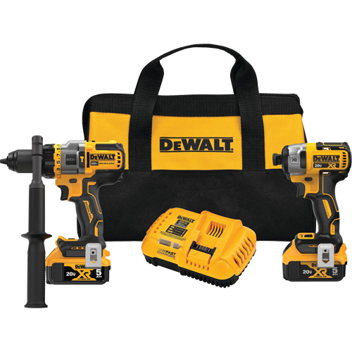 Max* Brushless Cordless Hammer Drill/Driver with Flexvolt Advantage & XR&reg; Impact Driver Kit, Lithium-Ion, 20 V GTA Hardware Inc
