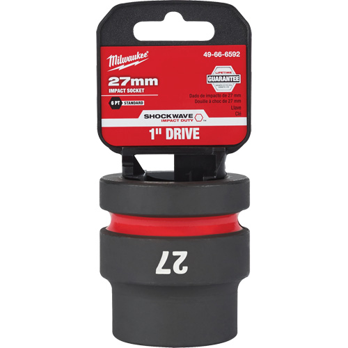 Douille Shockwave Impact Duty, Puissance, 27 mm, Prise 1", 6 pans GTA Hardware Inc