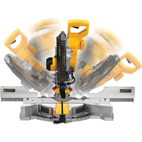 Scie &agrave; onglets combin&eacute;s coulissante &agrave; double biseau, 12", 15 A, 120 V GTA Hardware Inc