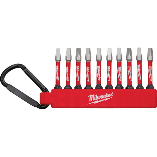 Jeu dembouts pour tournevis &agrave; chocs Shockwave, Carr&eacute;e, #2, Prise 1/4" GTA Hardware Inc