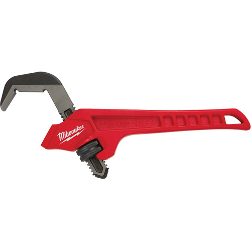 Cl&eacute; &agrave; tuyau hexagonale coud&eacute;e en acier, Cap des m&acirc;choires 2-5/8", Longueur 10-1/2", Fini Rev&ecirc;tement en poudre, Prise Ergonomique GTA Hardware Inc