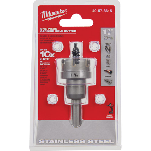 Scies-cloches au carbure monobloc, 1-1/8", Profondeur de la coupe de 3/16" GTA Hardware Inc