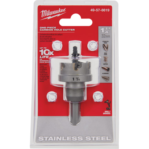 Scies-cloches au carbure monobloc, 1-1/4", Profondeur de la coupe de 3/16" GTA Hardware Inc