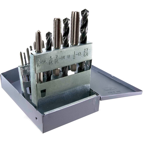 Jeu de tarauds & forets DRILLCO, 18 morcea GTA Hardware Inc