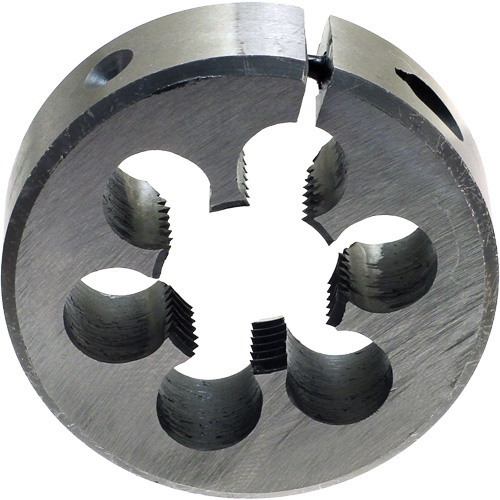 Fili&egrave;re ronde ajustable pour tuyaux DRILLCO, dia. 1", Filet de 1/8"-27, Acier rapide GTA Hardware Inc