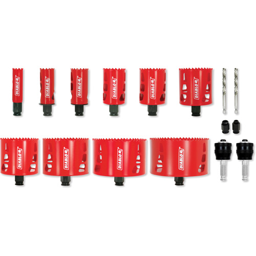 Electrician's Bi-Metal Hole Saw Set, 16 Pieces GTA Hardware Inc