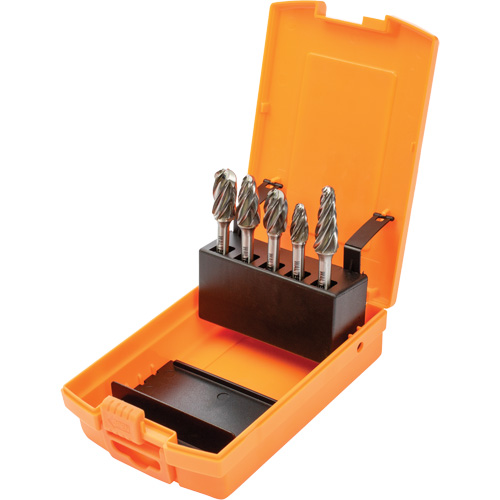 Jeu de fraises au carbure Alu-Cut, 5 morceaux GTA Hardware Inc