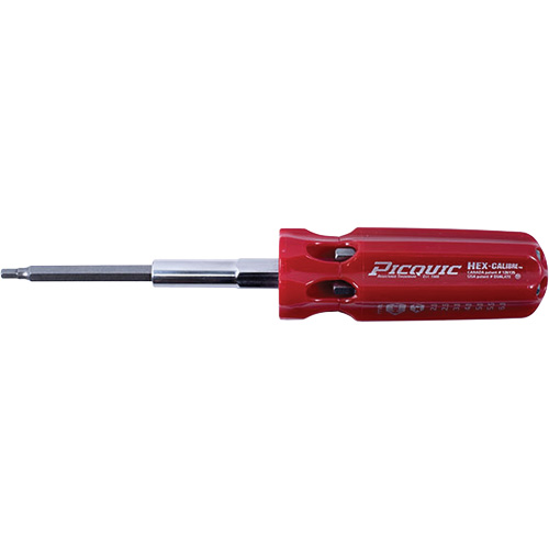 Hex-Calibre Metric Multi-Bit Screwdriver, Plastic Handle GTA Hardware Inc