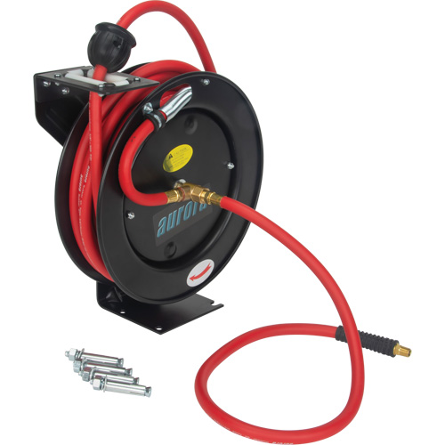 Hose Reel, Air/Water, 3/8" x 25', Single Hose, 300 psi GTA Hardware Inc