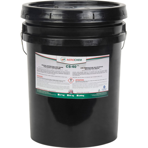AEROCHEM CS-40 Low-Temperature Multi-Purpose Grease, 17 kg, Pail GTA Hardware Inc