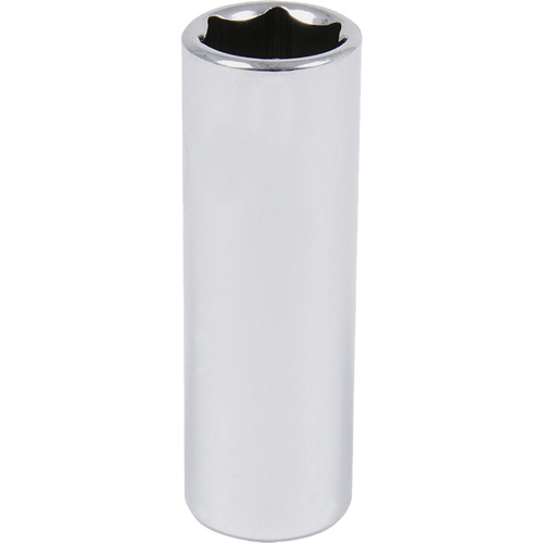 Chrome Socket, 9/16", 3/8" Drive, 6 Points, Deep GTA Hardware Inc