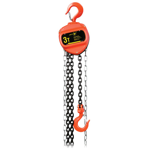 VCH Series Chain Hoist, 20' Lift, 6600 lbs. (3 tons) Capacity, Heat-Treated Alloy Steel Chain GTA Hardware Inc