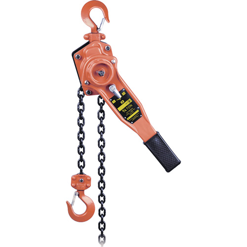KLP-75-10 KLP Series Heavy-Duty Lever Chain Hoist, 10' Lift, 1500 lbs. (0.75 tons) Capacity GTA Hardware Inc
