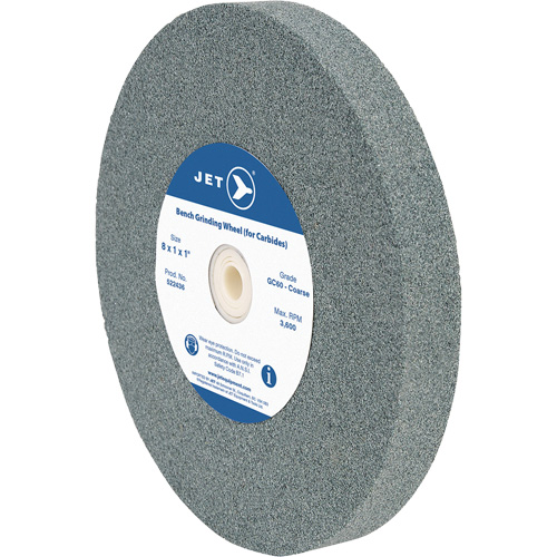 GC810C Meule d'&eacute;tabli, 8" x 1", Arbre de 1", Carbure de silicium GTA Hardware Inc