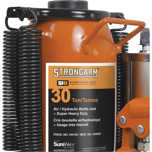 Air Assist Bottle Jacks, 30 Ton(s), Air Hydraulic GTA Hardware Inc