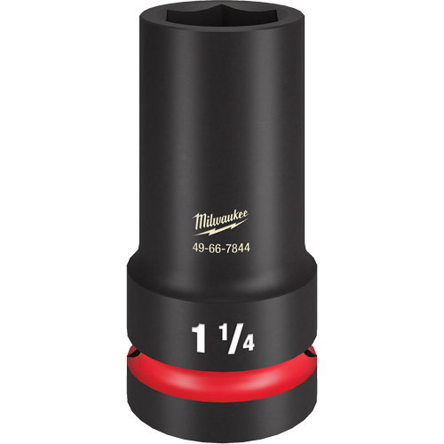 Douille &agrave; paroi extra mince Shockwave Impact Duty, Chocs, 1-1/4", Prise 1", 6 pans, Profond GTA Hardware Inc