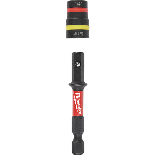 Tourne-&eacute;crou 2-en-1 Shockwave Impact Duty Quik-Clear, 5/16"/1/4" prise, 2-1/4" lo, Magn&eacute;tique GTA Hardware Inc
