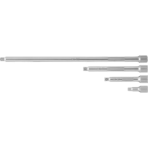 Jeu de rallonges prise, Prise de 1/4", Fini Chrome, 4 Mcx GTA Hardware Inc