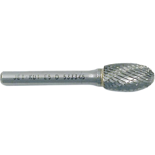 E3-DC JET-KUT&reg; GP Oval Shape Carbide Bur, 3/8" Dia. GTA Hardware Inc