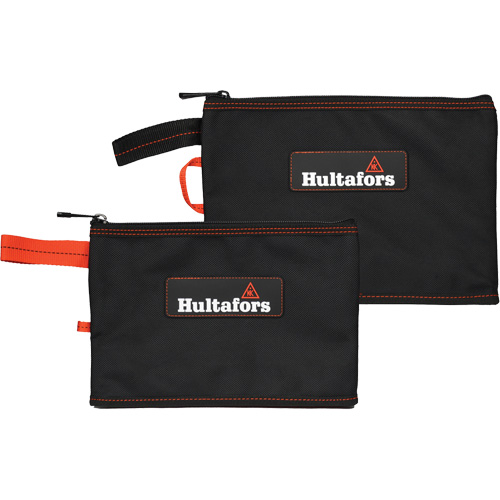 Sac &agrave; fermeture &eacute;clair polyvalent, Polyester balistique, Noir/Rouge GTA Hardware Inc
