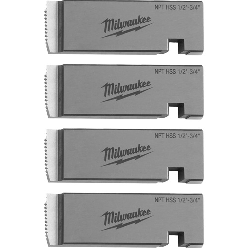 Fili&egrave;res de filetage pour tuyaux universel NPT, Pour tuyau de 1/2"-3/4", Haute vitesse pour acier inoxydable GTA Hardware Inc