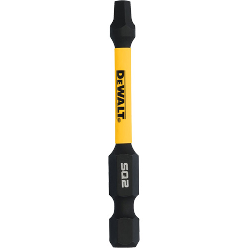 Jeu de forets de vissage Tic-Tac pr&ecirc;t &agrave; l'impact 15 mcx, Carr&eacute;e, Embout #2, Prise 1/4", Longueur 2" GTA Hardware Inc