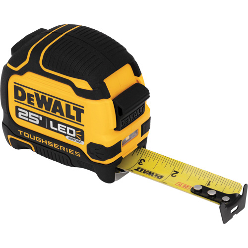 TOUGHSERIES LED Lighted Tape Measure, 25' GTA Hardware Inc