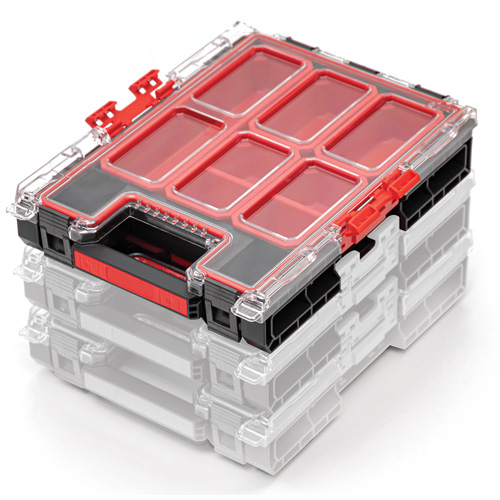 Organisateur moyen avec bacs Arx, 10-3/10" x 14-3/10" x 3", Noir GTA Hardware Inc